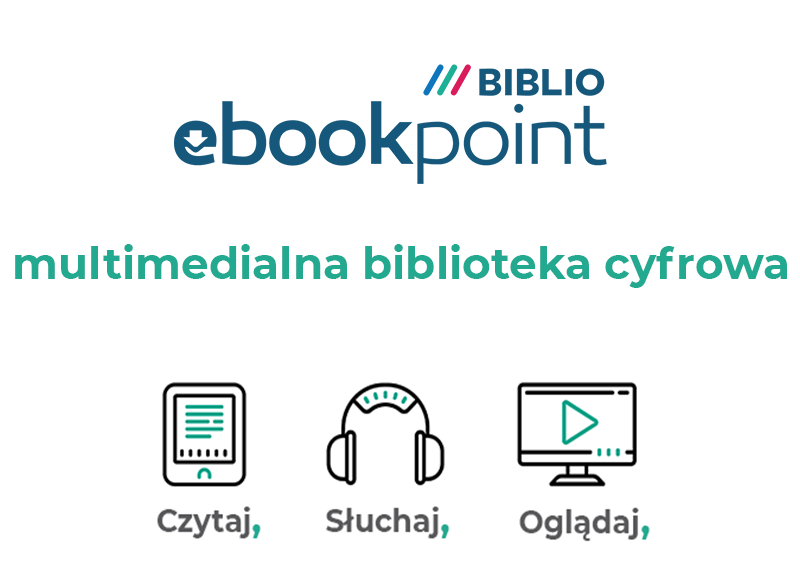 ebookpoint BIBLIO - logo i grafika ilustracyjna