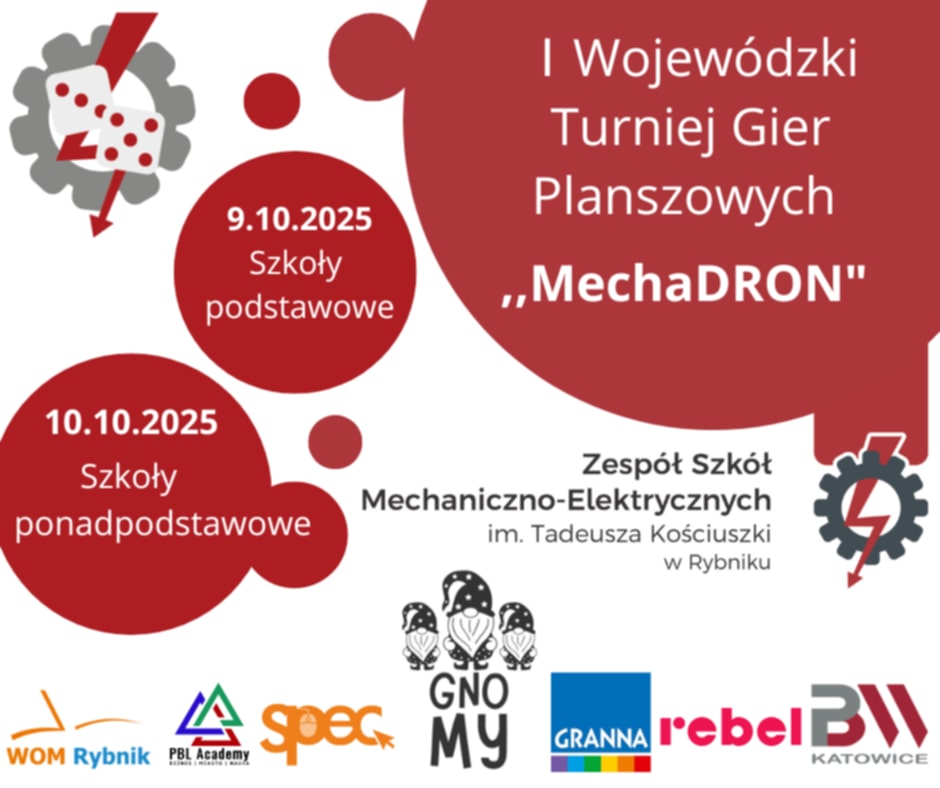 Plakat turnieju Mechadron