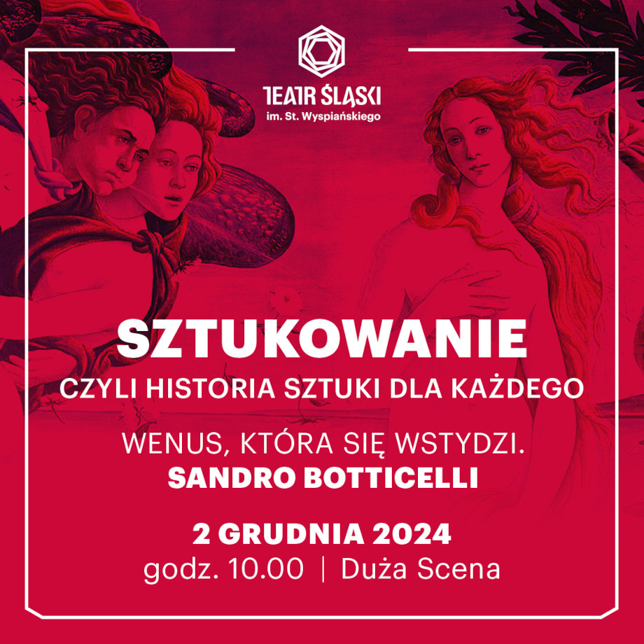 Plakat zajęć z cyklu Sztukowanie - Sandro Boticelli