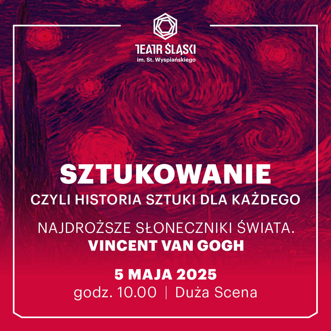 Plakat zajęć z cyklu Sztukowanie - Vincent van Gogh